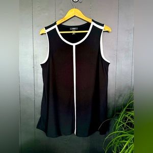 Alfani Sleeveless Top - Black